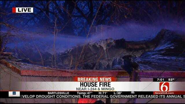 East Tulsa Home Badly Damaged By Fire