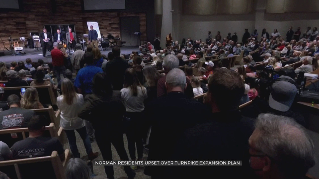 Norman Residents Strongly Oppose Turnpike Expansion Plan In Tense Town Hall Meeting