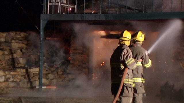 WEB EXTRA: Crews Battle Kellyville-Area House Fire