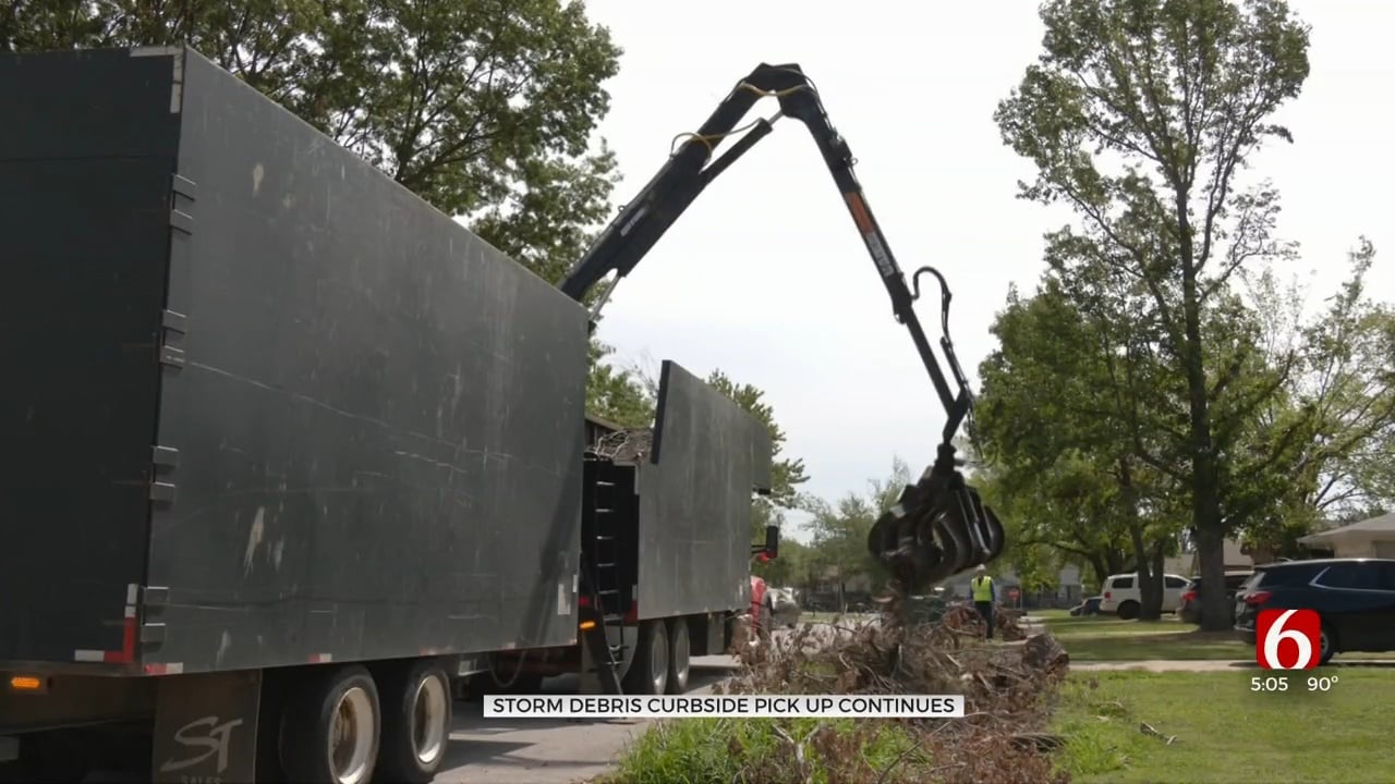 City Of Tulsa Moves To Next Phase Of Debris Cleanup From June Storms