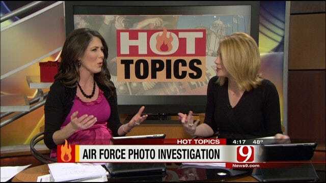 Hot Topics: Air Force Picture, Crack T-Shirt