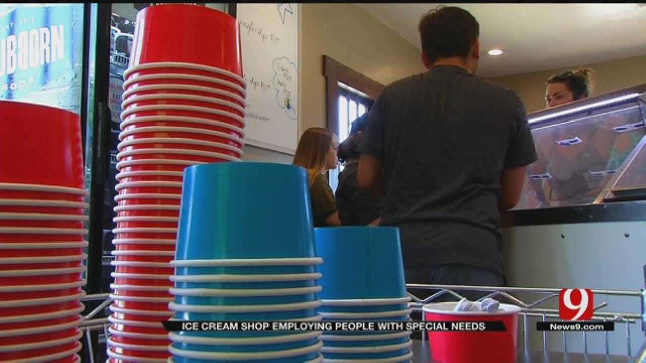 New Edmond Ice Cream Shop Employs Workers With Special Needs