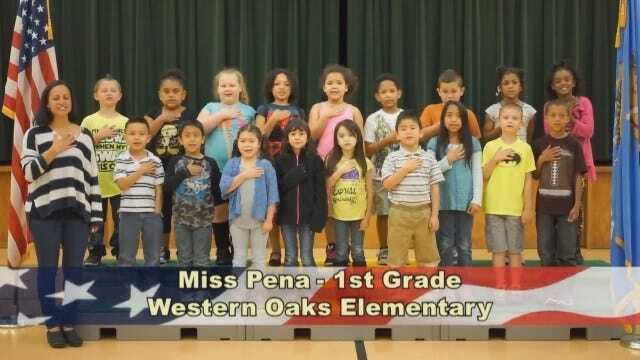 Miss Pena's 1st Grade Class At Western Oaks Elementary