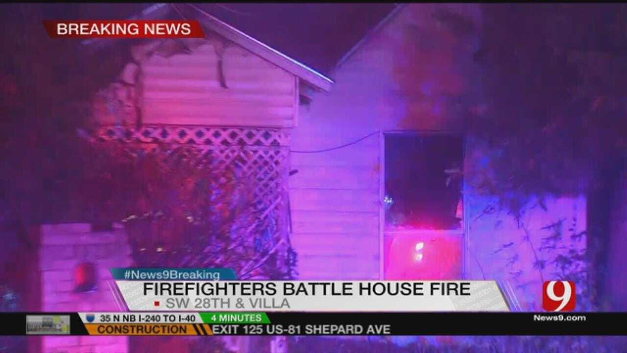 OKCFD Puts Out House Fire On SW Side