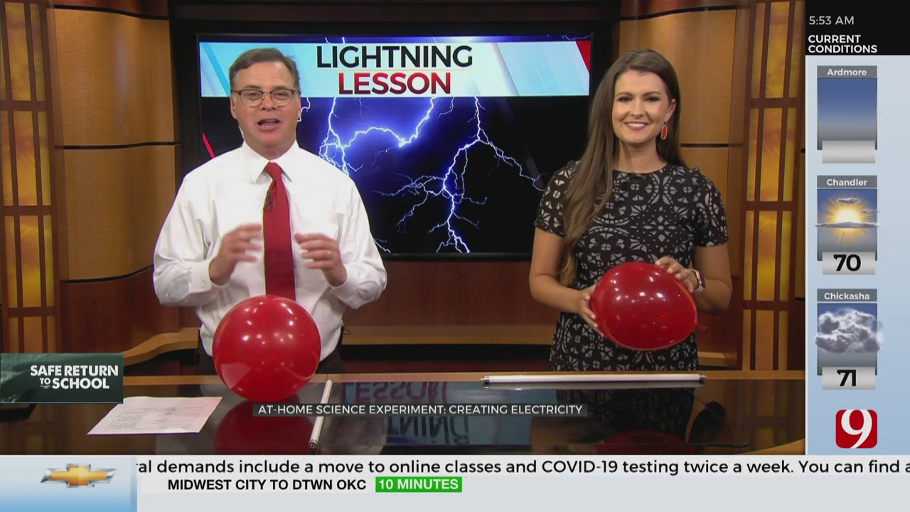 Jed & Lacey's Weather Experiment: Creating Electricity