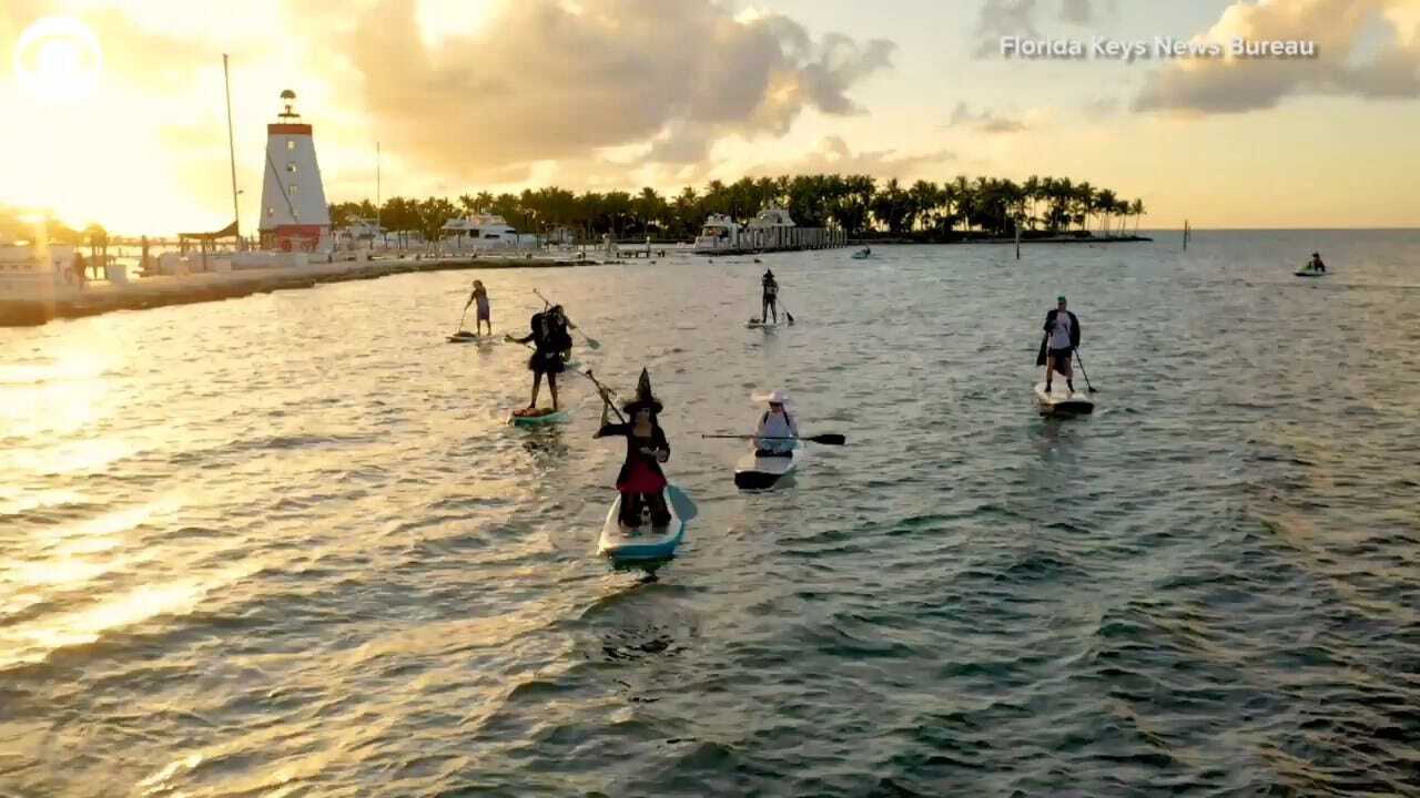 MUST SEE! Witches On Paddleboards