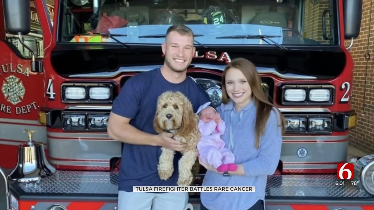 Tulsa Firefighter Battles Rare Cancer; Hundreds Donate Blood In Response To Shortage