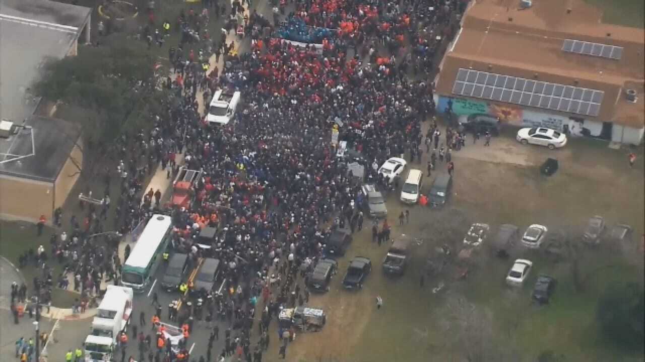 Huge Crowd Gathers To Remember Martin Luther King Jr.