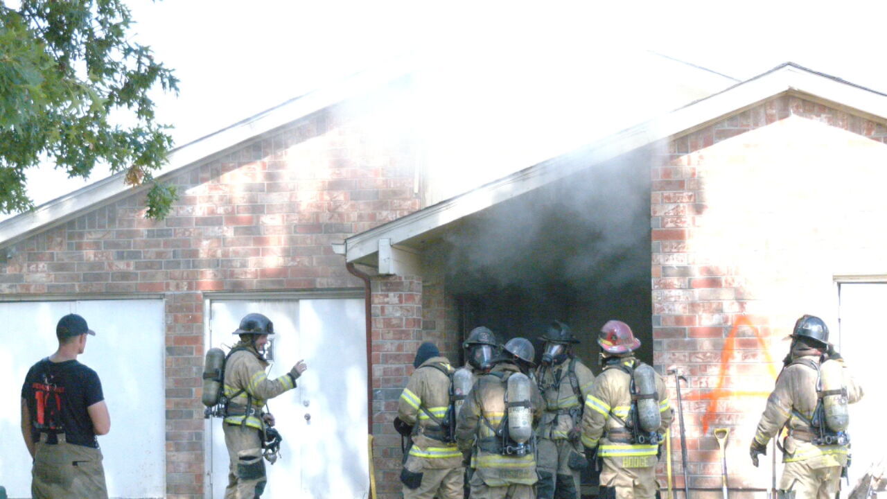 Tulsa Firefighters Take Advantage Of Abandoned Apartment Complex For Training
