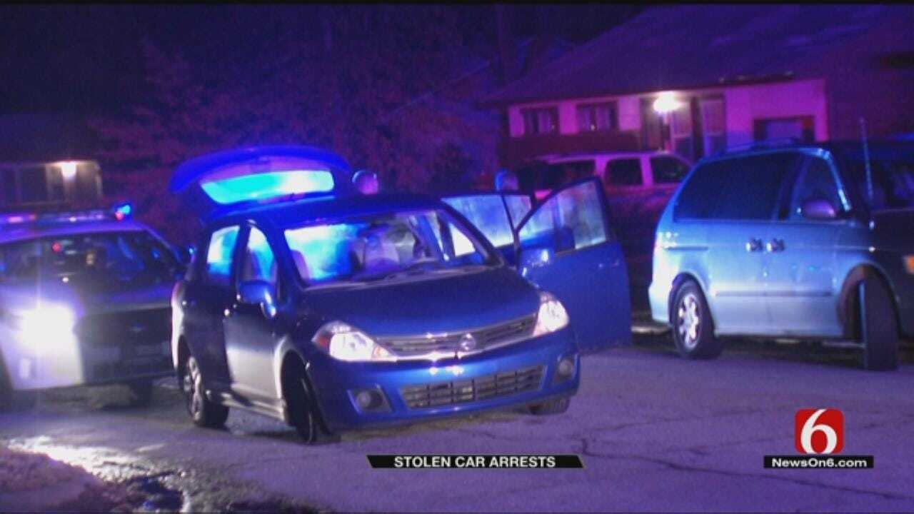 2 Teens Arrested In Stolen Car After Chase In Tulsa