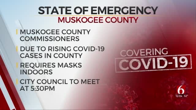 Muskogee County Commissioners Declare State Of Emergency, Issue COVID-19 Advisory
