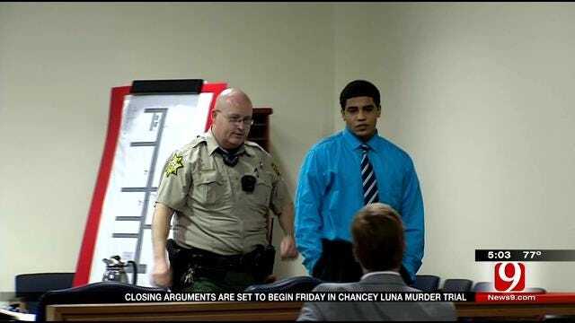 Closing Arguments Set For Friday In Chancey Luna Murder Trial