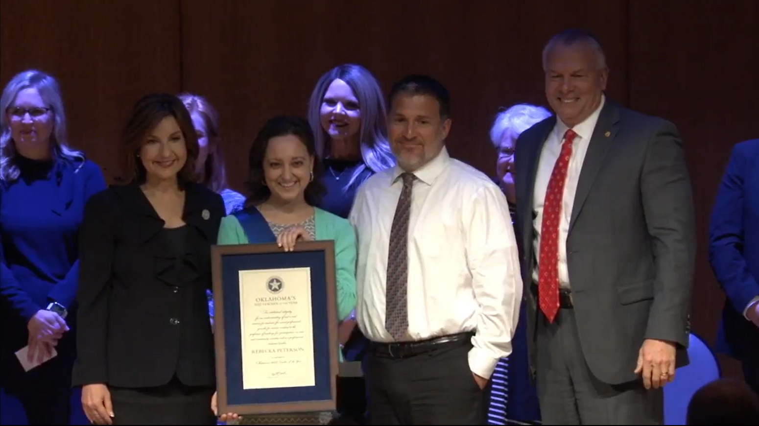 Union Students Express Pride for Oklahoma's Teacher of the Year
