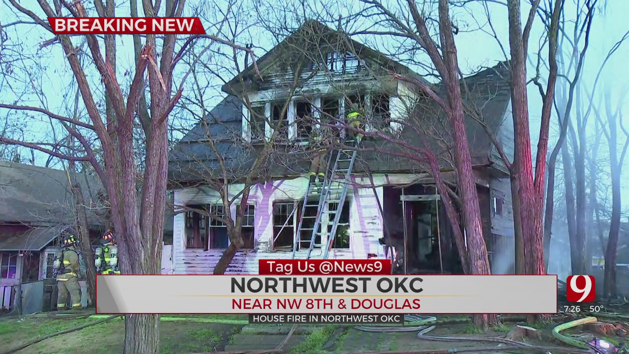 NW OKC Home Destroyed In Early Morning House Fire 