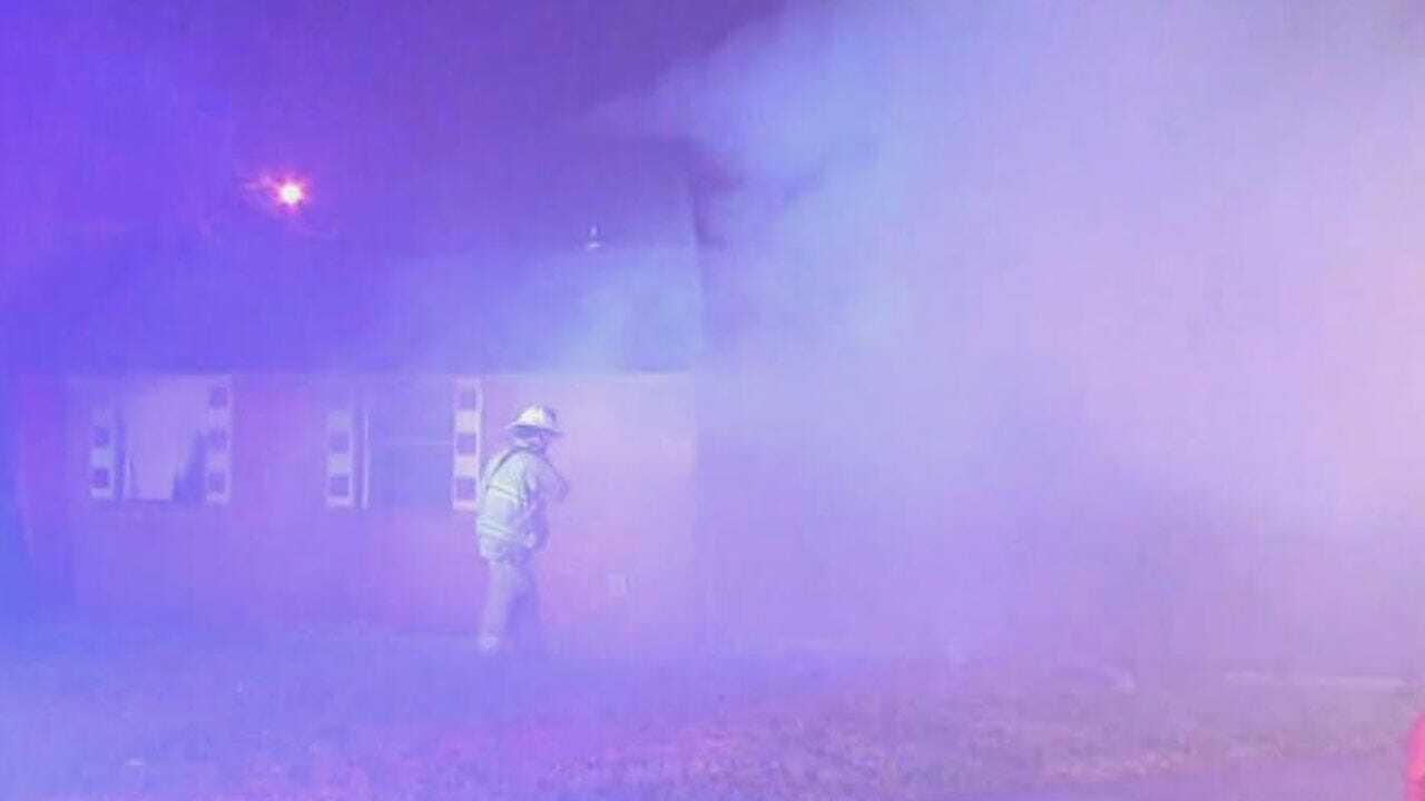 Crews Extinguish Flames On Vacant Home In SW OKC