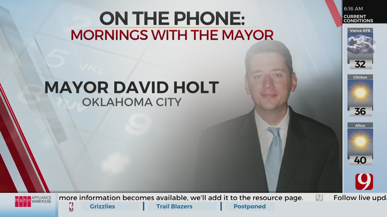 WATCH: OKC Mayor Holt On Water Shutoffs Resuming, New Chief Diversity And Inclusion Officer  