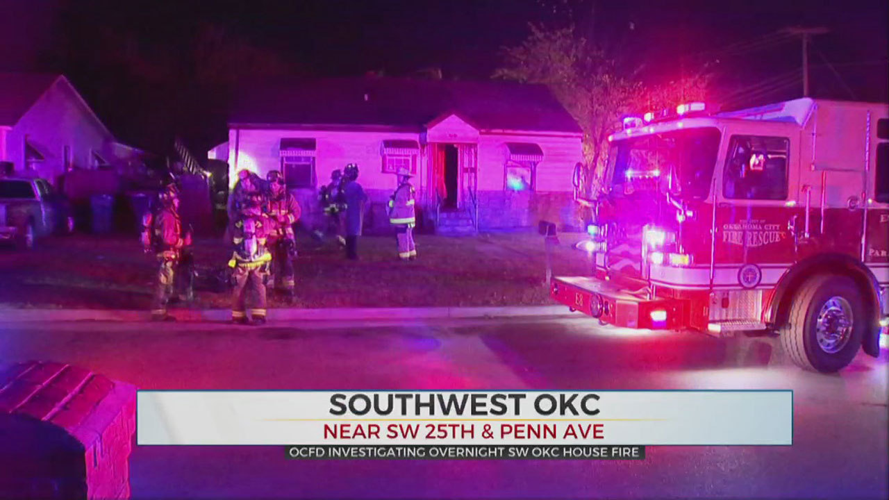 Firefighters Investigate Cause Of Overnight SW OKC House Fire 
