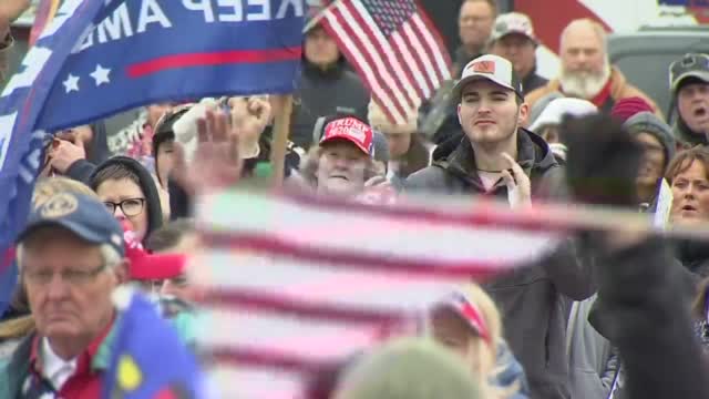 Hundreds Of Oklahomans Gather At State Capitol To Support President Trump