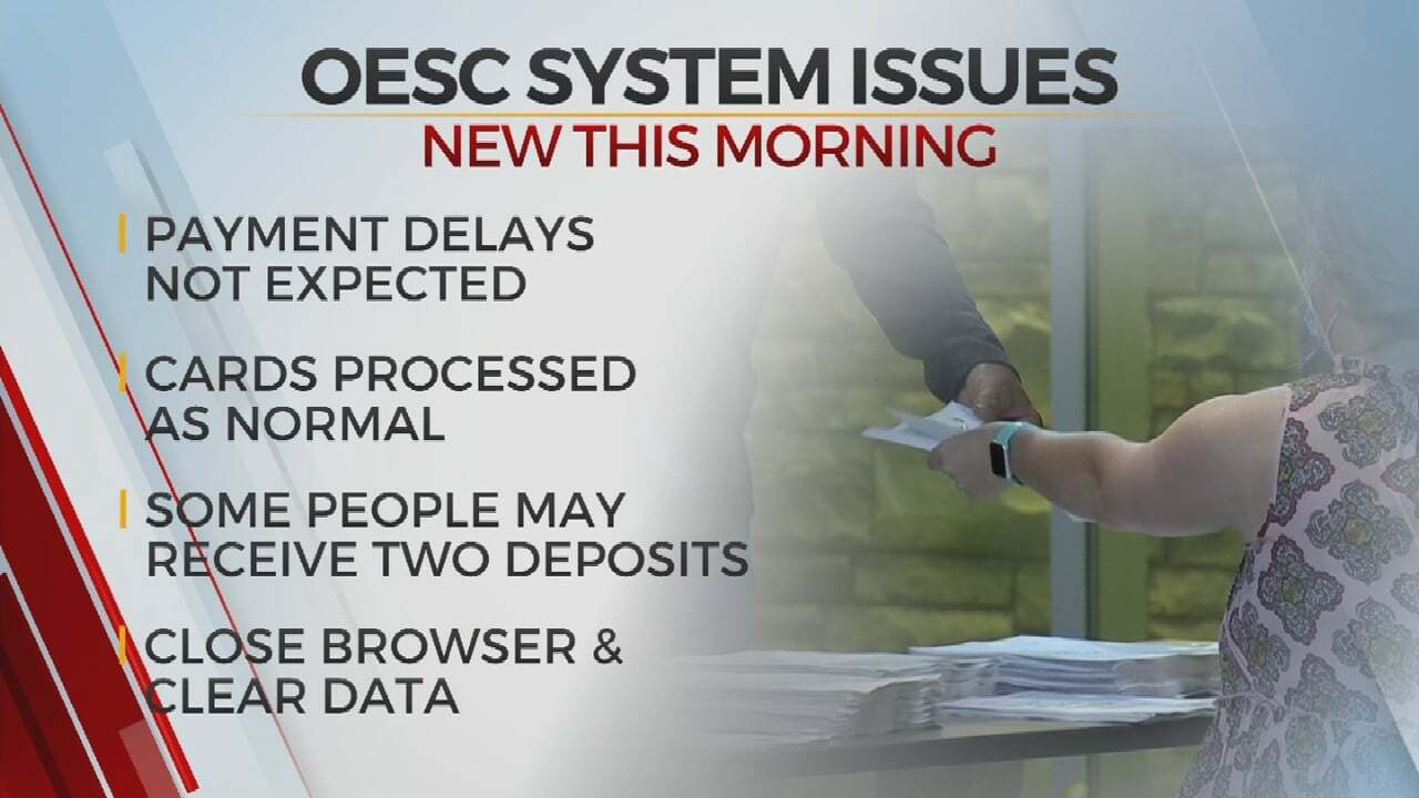 OESC: System Error Not Expected To Cause Delay In Weekly Payments 