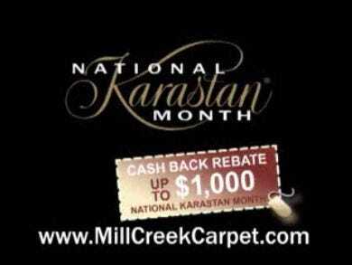 Mill Creek Carpet - National Karastan Month