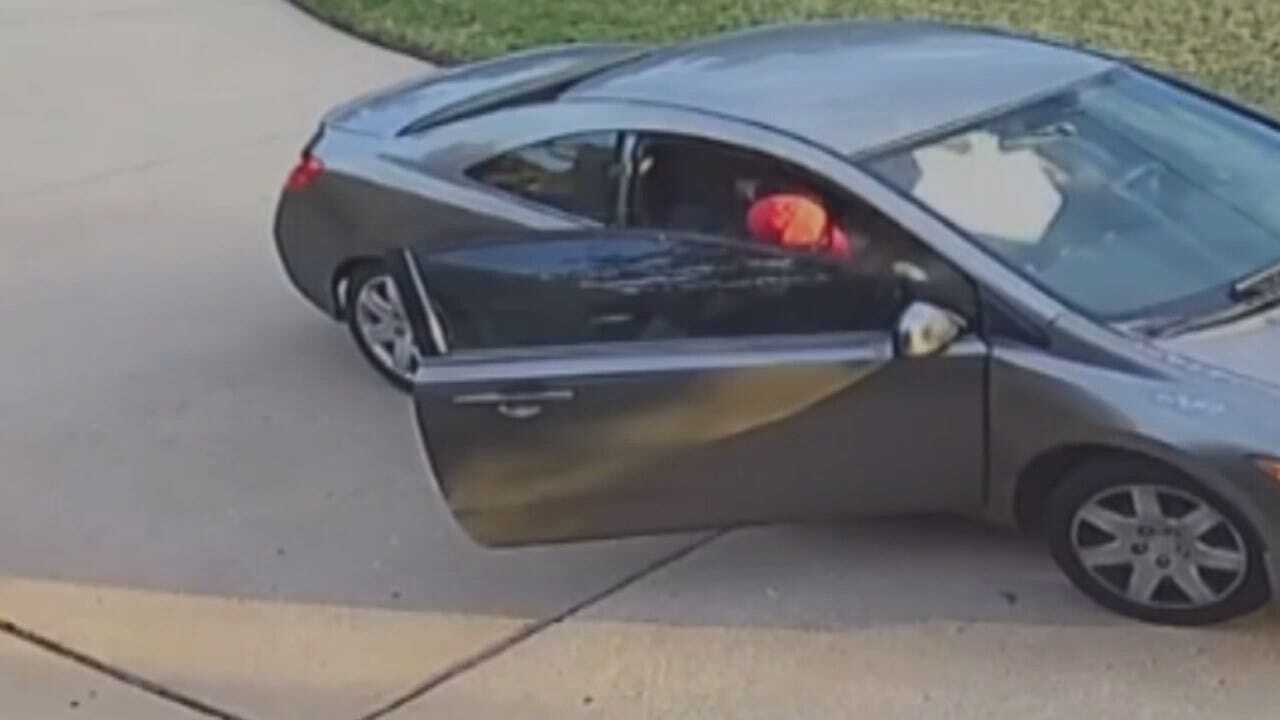 WEB EXTRA: Surveillance Video Of Man Stealing Package From Tulsa Porch