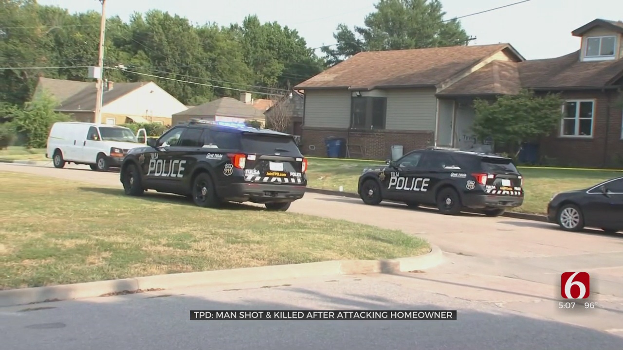 Man Shot, Killed After Attacking Homeowner, Tulsa Police Say 
