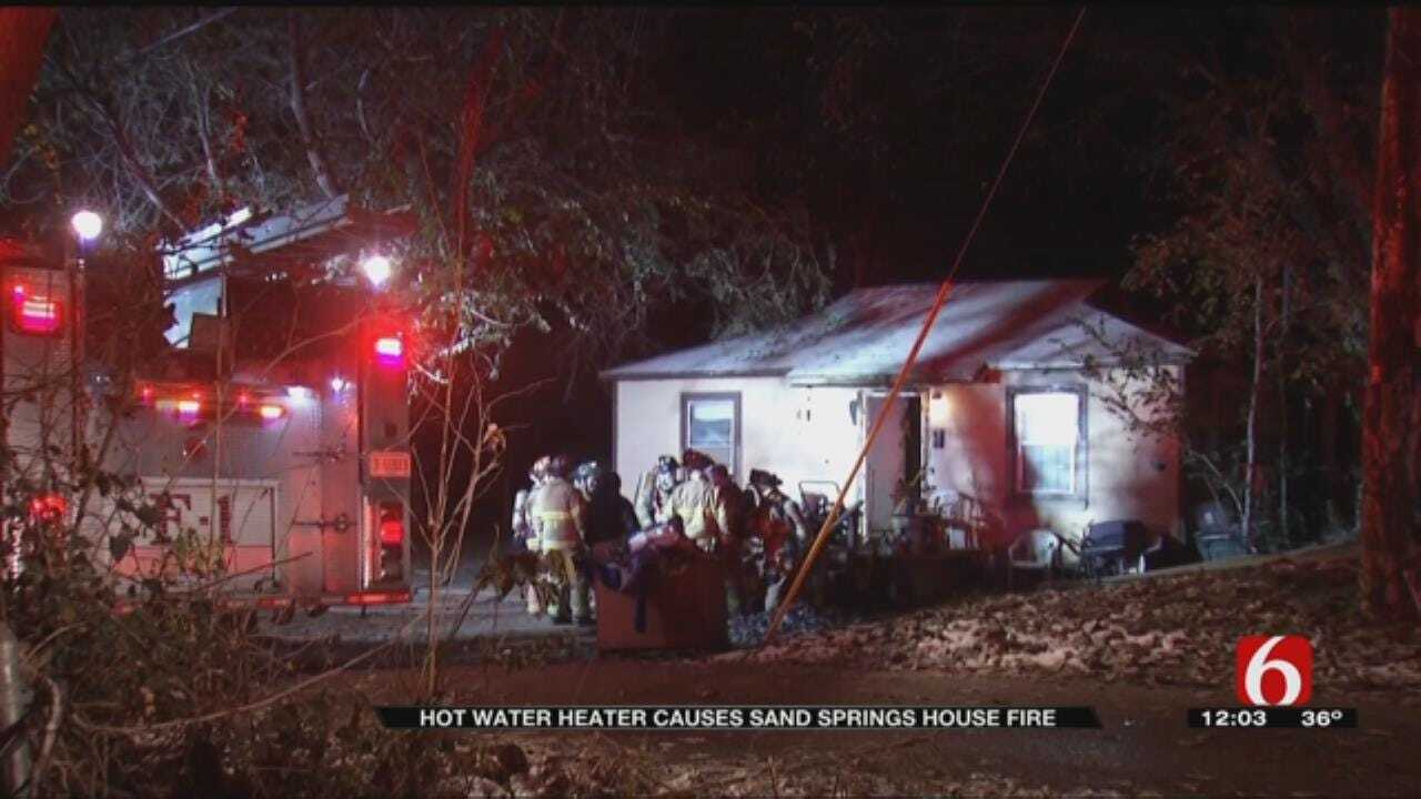 Sand Springs Family Forced Out Into Cold Due To House Fire