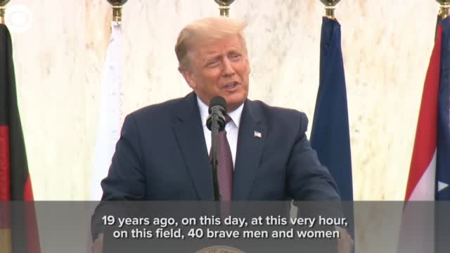 Watch: President Trump Says Flight 93 Heroes Are A Reminder America Always Rises Up, Fights Back