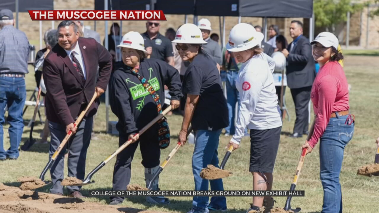 College Of The Muscogee Nation Breaks Ground On New Exhibit, Lecture Hall