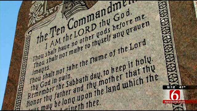Second Lawsuit Filed Over Oklahoma City Ten Commandments Monument