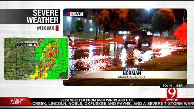Flooding, Multiple Tornadoes, Hail Reported In Western Oklahoma
