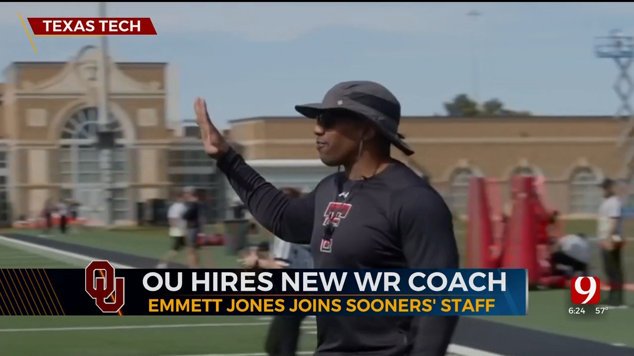 OU Hires Texas Tech WR Coach Emmett Jones 