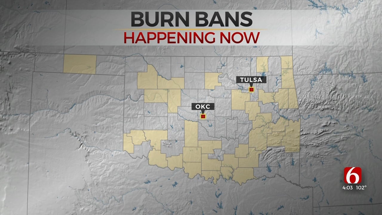 Burn Bans In Effect For Most Oklahoma Counties