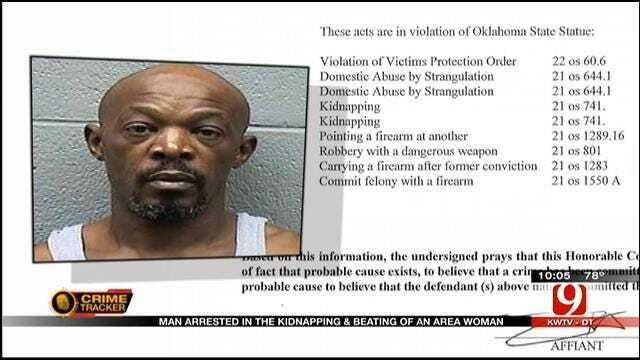Man Arrested, Accused Of Kidnapping, Beating OKC Woman