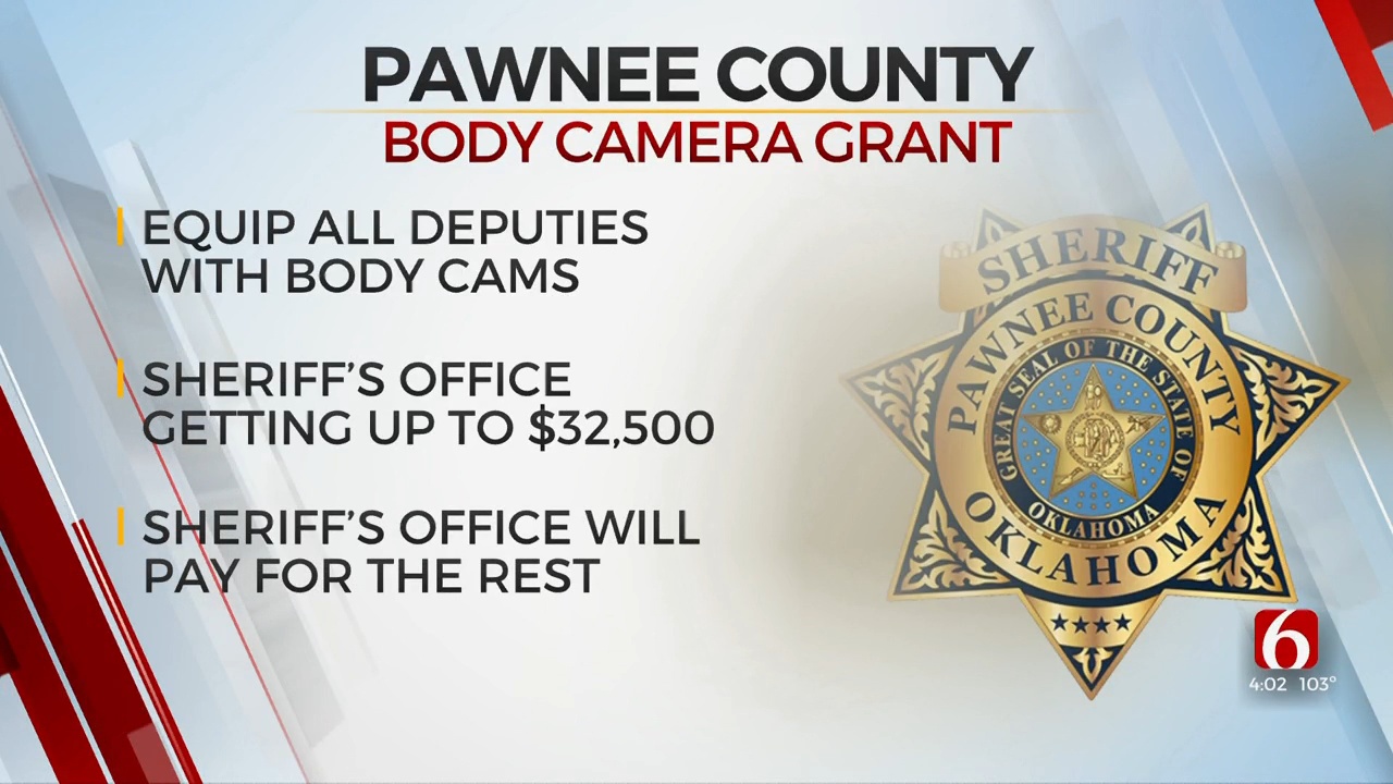 Pawnee County Deputies To Receive Bodycams Thanks To New Grant