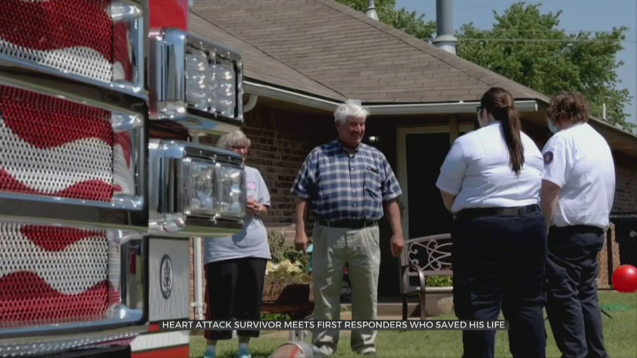 Heart Attack Survivor Thanks OKC First Responders Who Saved His Life