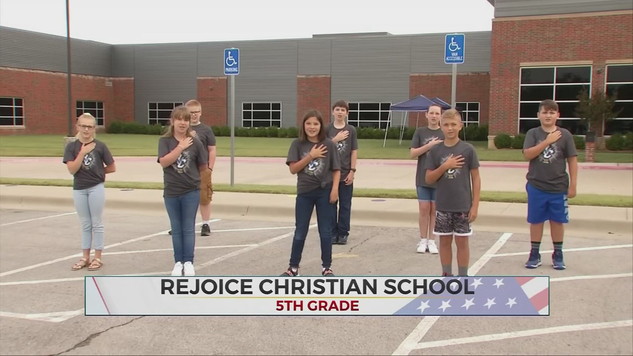 Daily Pledge: Rejoice Christian School 5th Grade Class