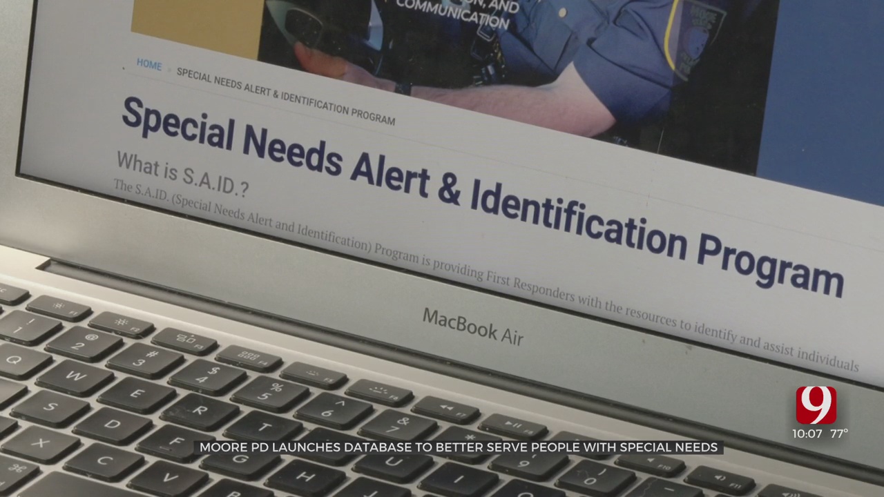 Moore Police Department Unveils New System To Better Assist People With Special Needs 