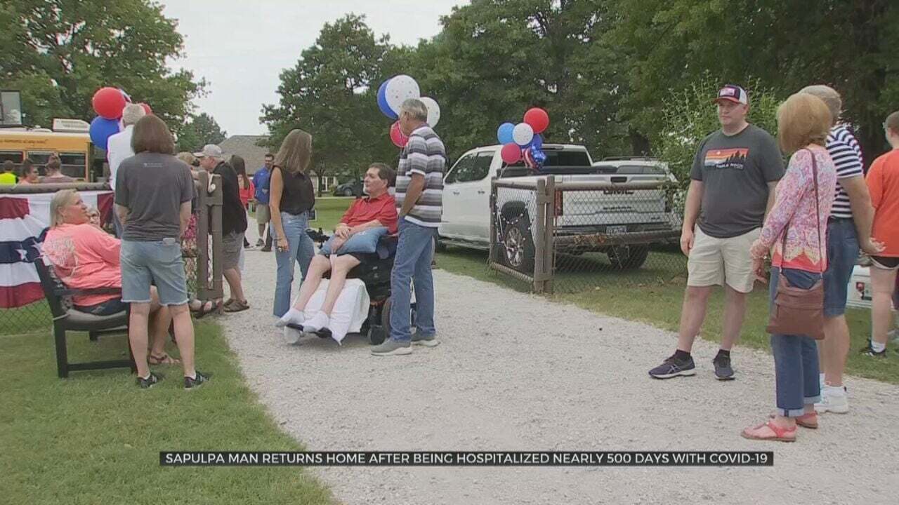 Sapulpa Man Returns Home After Being Hospitalized Nearly 500 Days With COVID-19