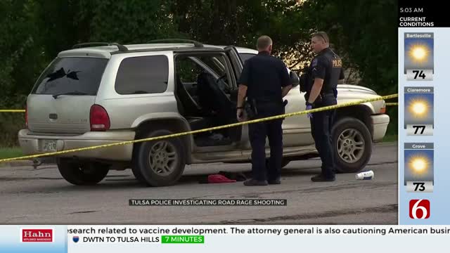 Tulsa Police Investigate Suspected Road Rage Shooting