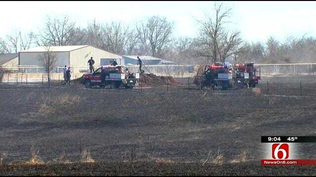 Verdigris Firefighters Knock Down Wildfire