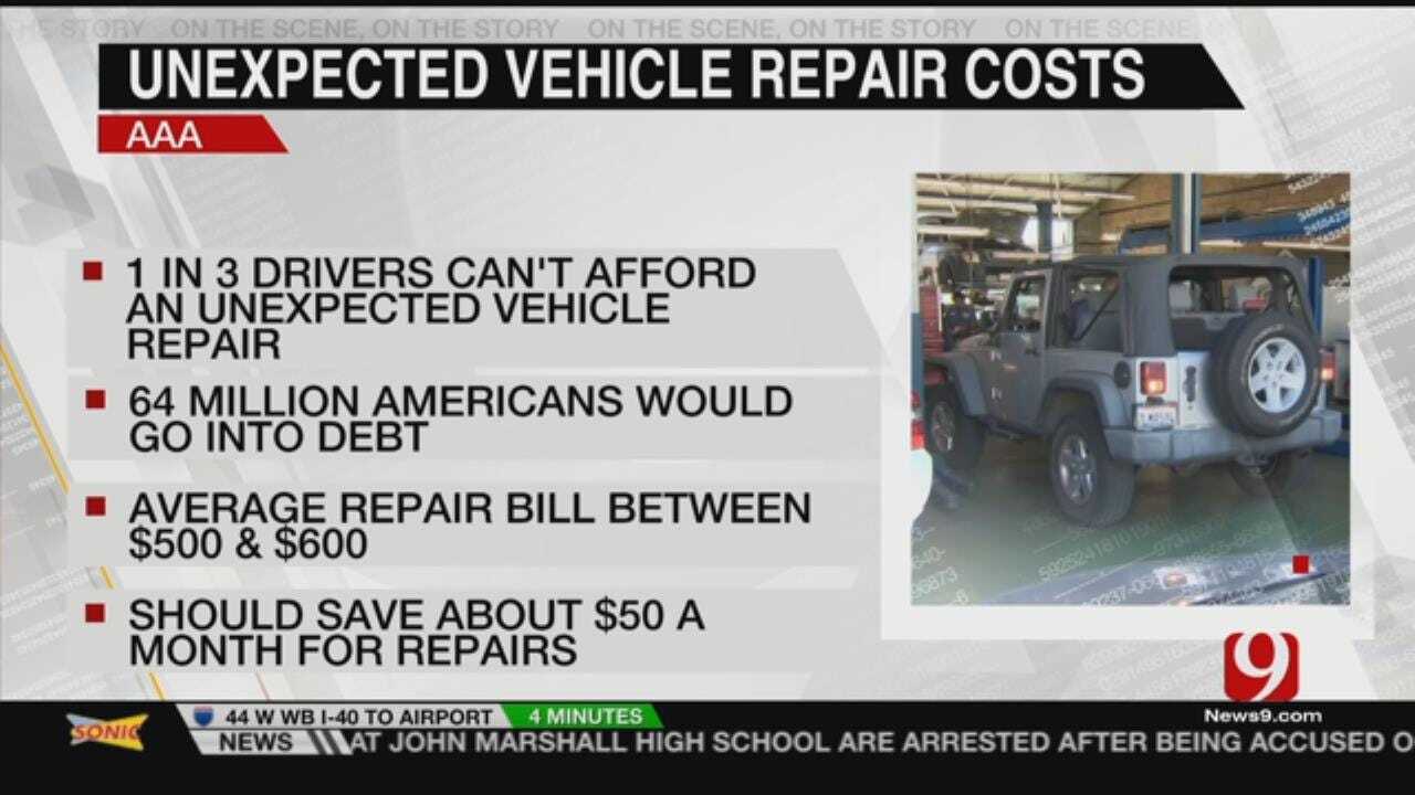 AAA Survey Shows Many Americans Can't Afford Car Repair Bills