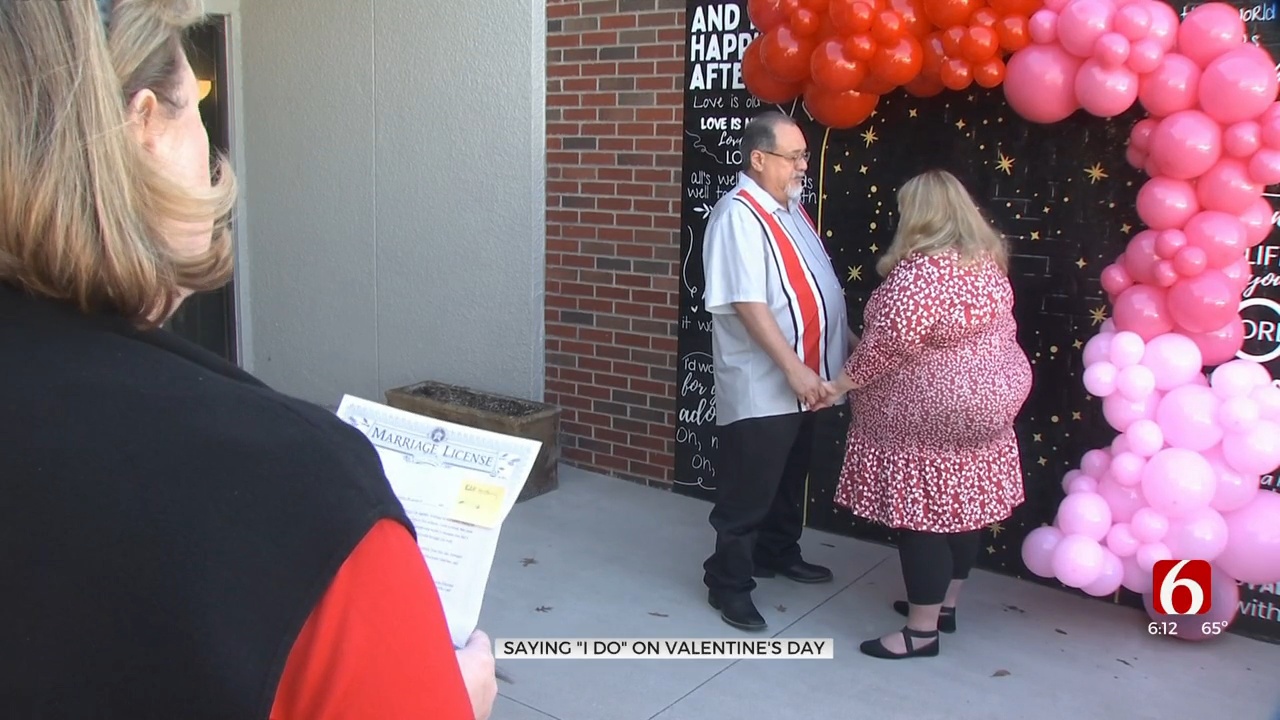 Couples Celebrate Valentine's Day By Saying I Do