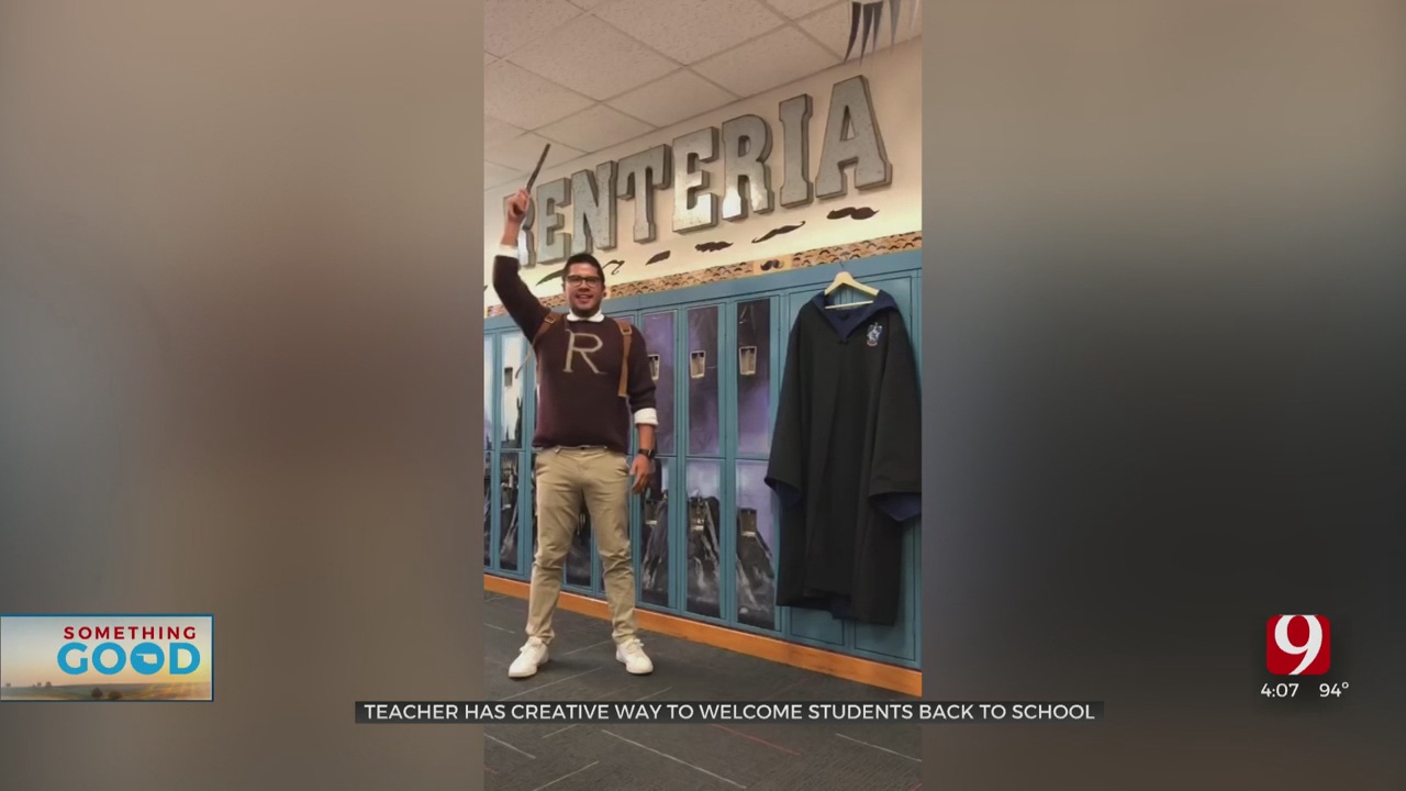 Something Good: Teacher Welcomes Students Back To School With Creative Video