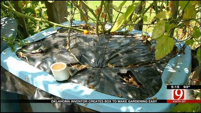 Oklahoma Inventor Creates Box To Make Gardening Easier