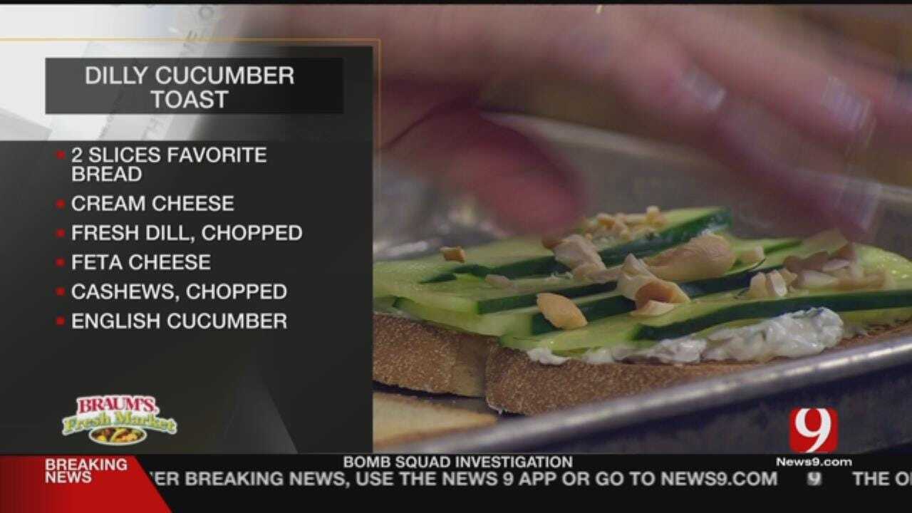 Dilly Cucumber Toast