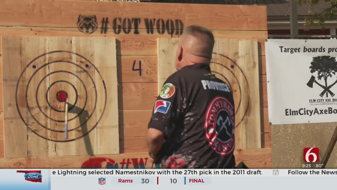 Axe Throwing Competition Brings The Best To Jenks