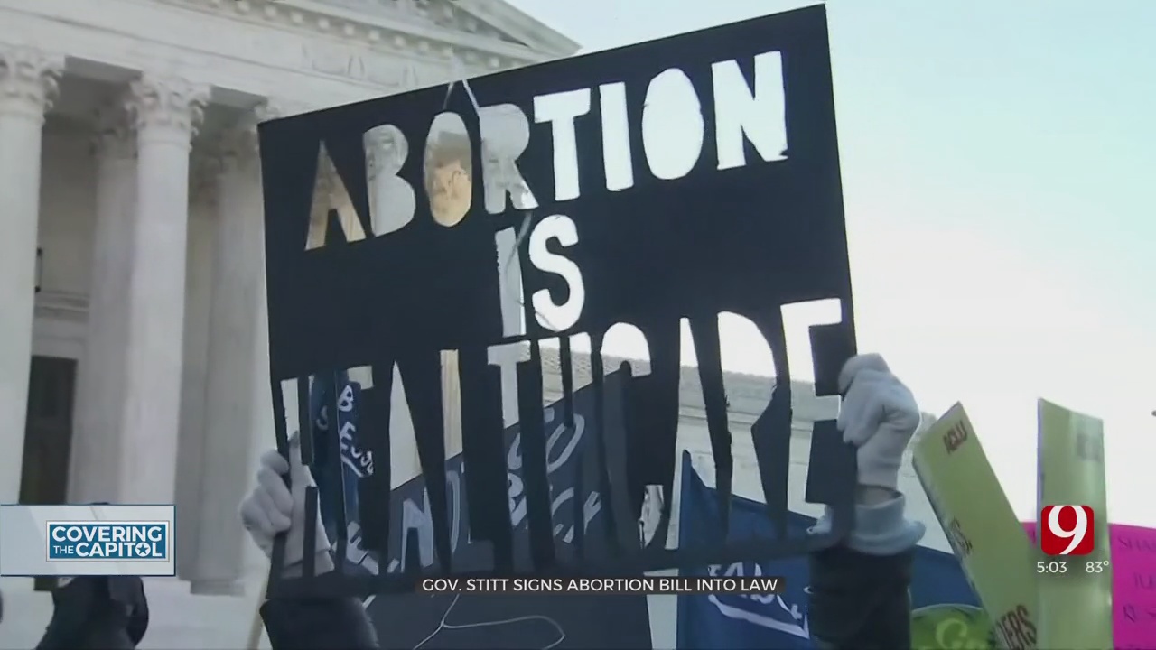 Governor Stitt Signs Abortion Ban, Legal Challenges Expected 