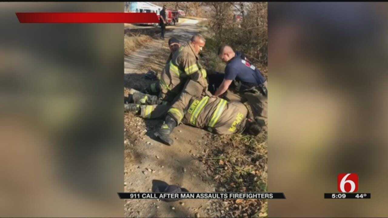 Sapulpa Man Held Down By Firefighters For Interfering With Their Job
