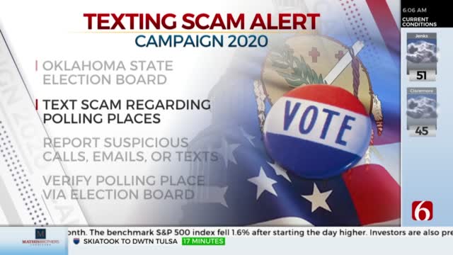 Oklahoma Election Officials Warn Voters About False Polling Place Text Message